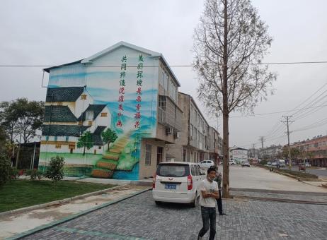 桃江墙绘的制作流程