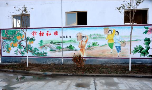 桃江乡镇文化墙 乡风文明焕发新活力