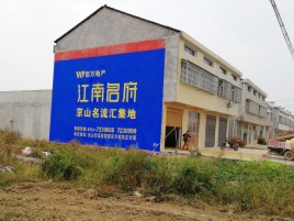 桃江农村墙体广告在不同形式上面展现的不同特色