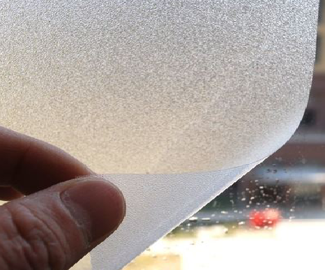 桃江玻璃门外面粘广告用什么材料好？